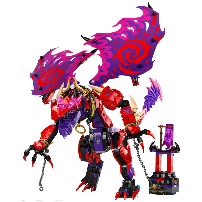 668PCS Ninjago Phantom Ninja Series Chaos Mighty Dragon Thunder Fang Boys Assemble Toy Model DIY Building Blocks Birthday Gifts
668PCS Ninjago Phantom Ninja Series Chaos Mighty Dragon Thunder Fang Boys Assemble Toy Model DIY Building Blocks Birthday Gifts