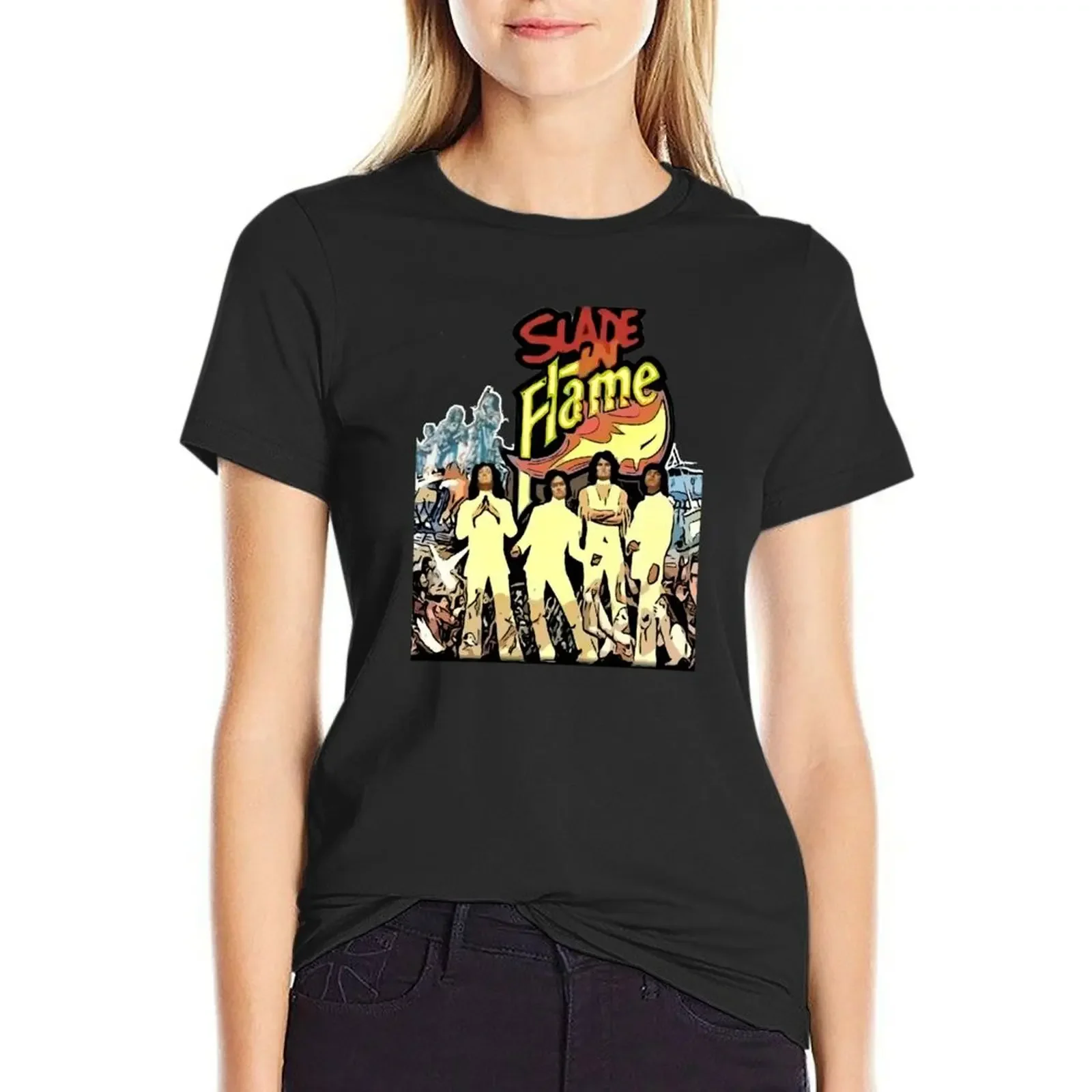 Классическая футболка Slade in Flame Film Posillustration, классическая футболка с таможенным дизайном, винтажные хлопковые футболки с животными для женщин
Классическая футболка Slade in Flame Film Posillustration, классическая футболка с таможенным дизайном, винтажные хлопковые футболки с животными для женщин