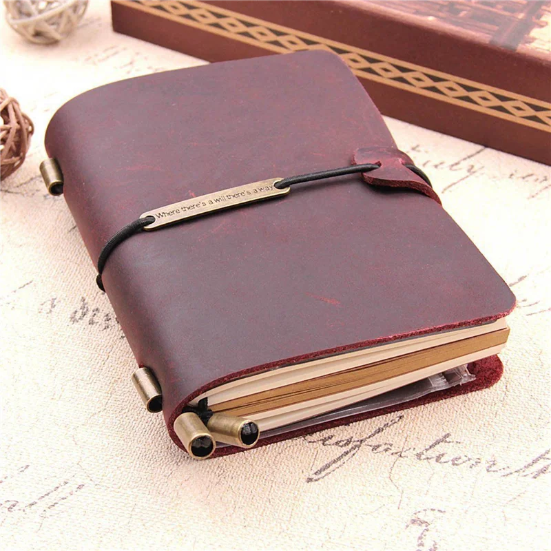 2X Handmade Traveler's Notebook, Leather Travel Journal Notebook For Men & Women, 5.2 X 4 Inches - Red Wine
2X Handmade Traveler's Notebook, Leather Travel Journal Notebook For Men & Women, 5.2 X 4 Inches - Red Wine