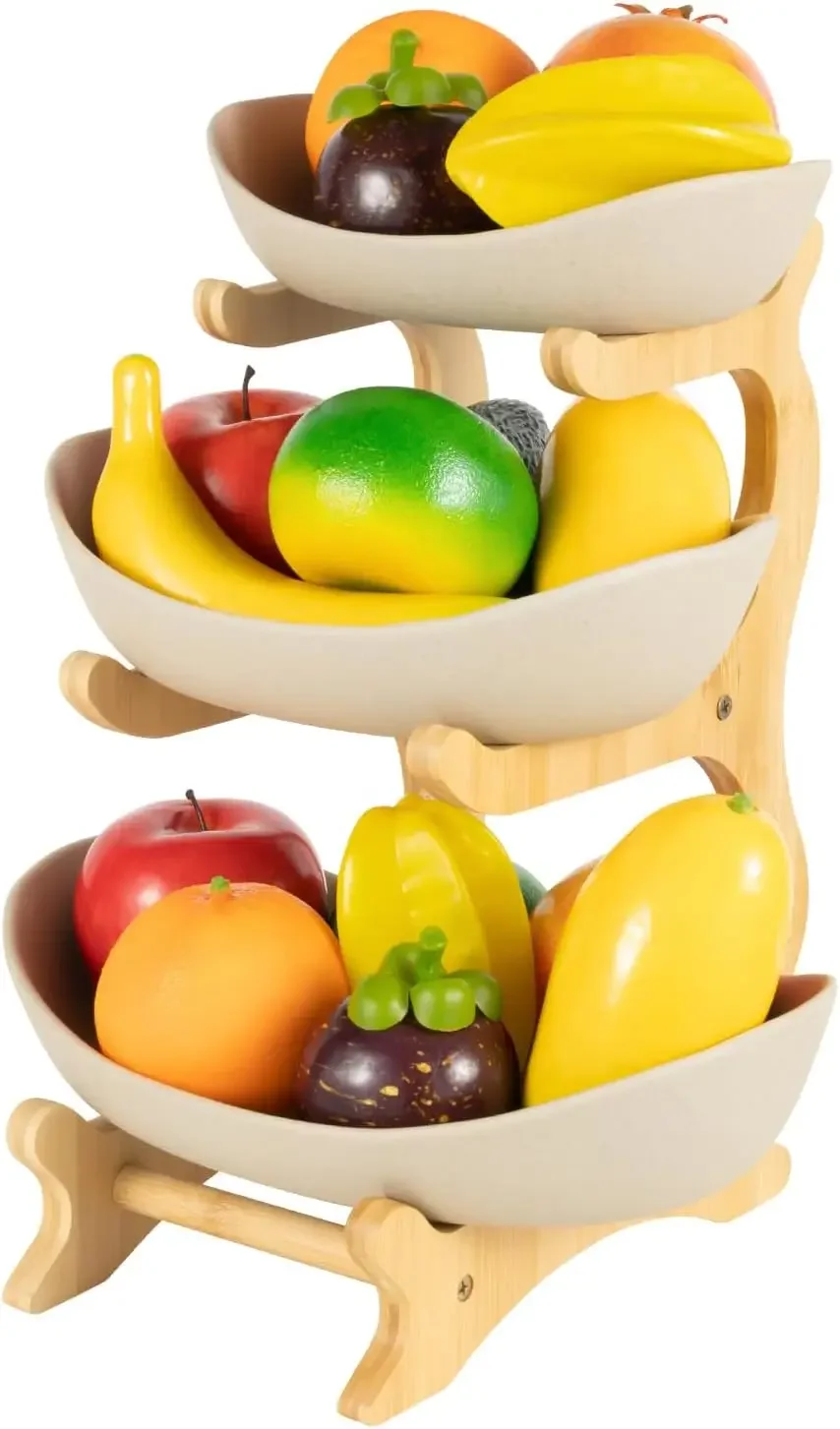 3 Tier Ceramic Fruit Basket Holder Bowl Stand Dining Table for Kitchen Porcelain Fruit Bowl, for Vegetable Storage,Snack Dessert
3 Tier Ceramic Fruit Basket Holder Bowl Stand Dining Table for Kitchen Porcelain Fruit Bowl, for Vegetable Storage,Snack Dessert
