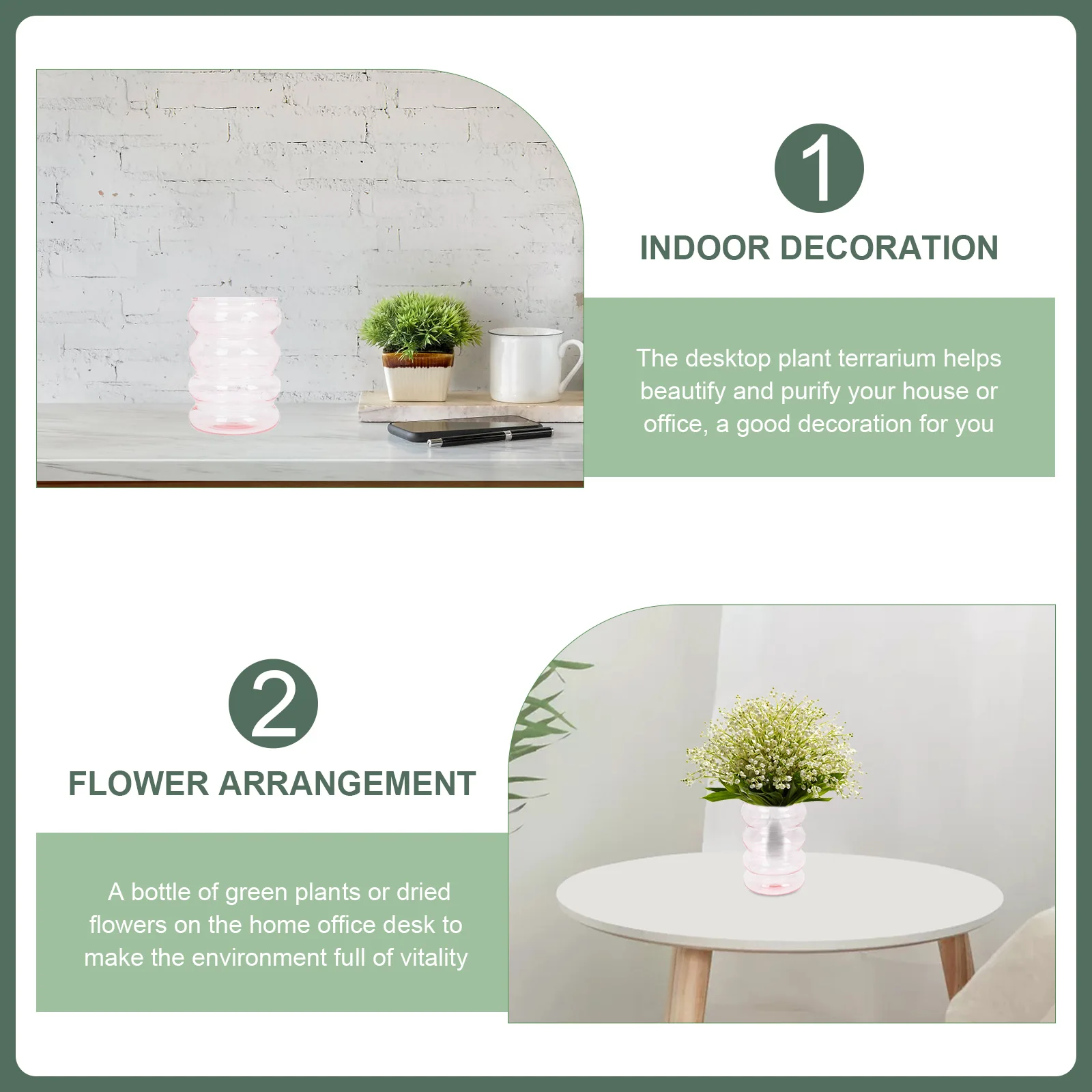 Glass Flower Vase Safe Wear Resistant Hydroponic Planter Home Office Desktop Flower Arranging Container Decorative Holder
Glass Flower Vase Safe Wear Resistant Hydroponic Planter Home Office Desktop Flower Arranging Container Decorative Holder