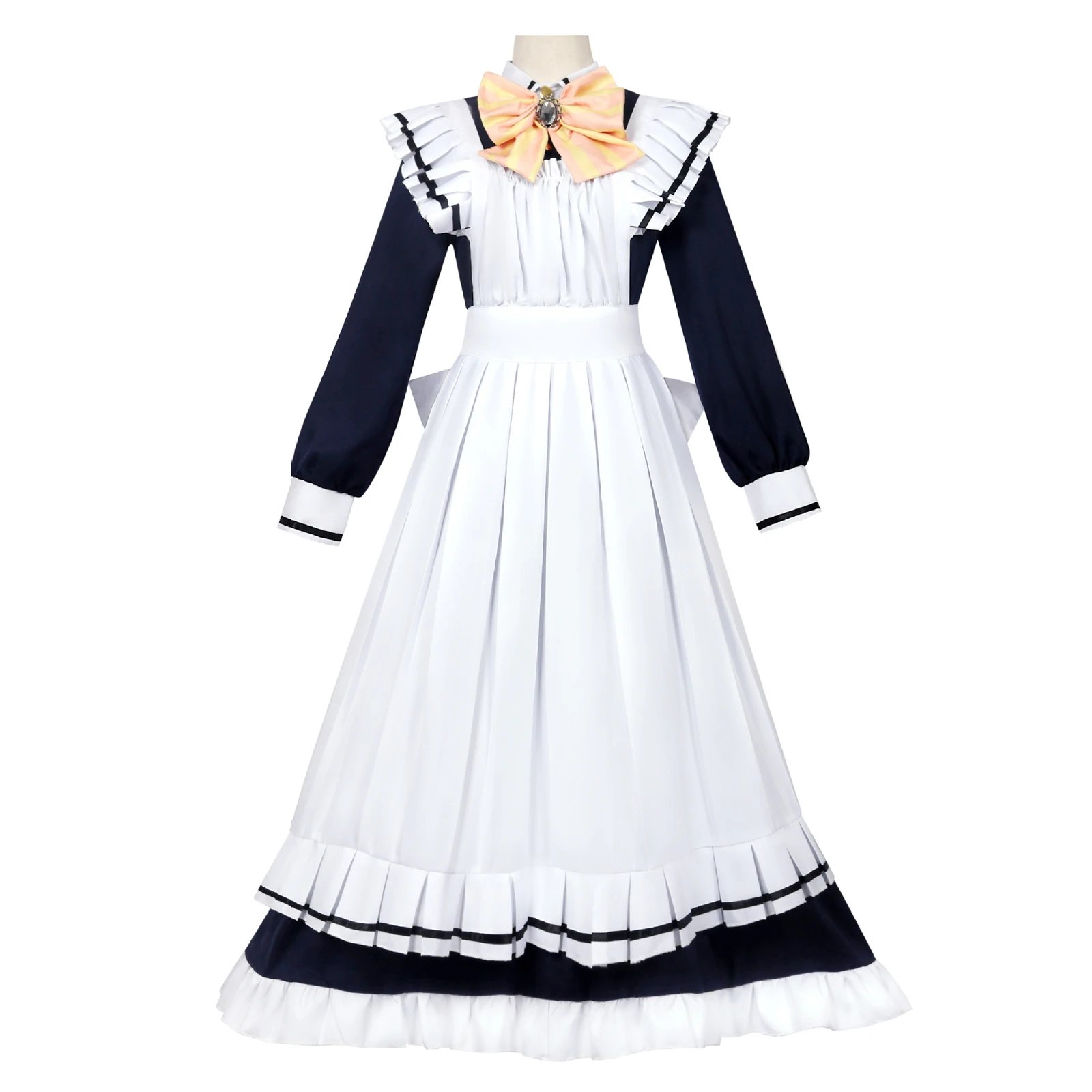 Anime Japanese Maid Dress Cosplay Costume Long Sleeved Gown Shiki Natsume Dress Halloween Women Lolita Carnival Festival Wear
Anime Japanese Maid Dress Cosplay Costume Long Sleeved Gown Shiki Natsume Dress Halloween Women Lolita Carnival Festival Wear