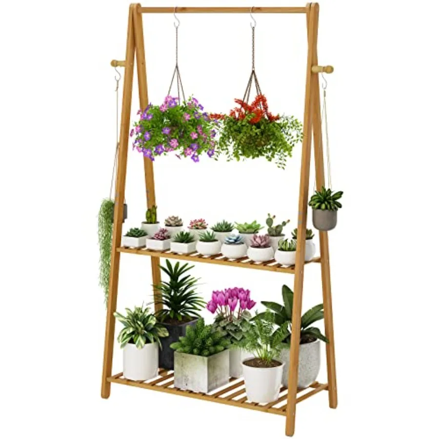Hanging Plant Shelf Indoor Outdoor Plant Stands Wood Flower Stand 2 Tiered Bamboo Plant Shelves Holder Rack for Patio Balcony G
Hanging Plant Shelf Indoor Outdoor Plant Stands Wood Flower Stand 2 Tiered Bamboo Plant Shelves Holder Rack for Patio Balcony G