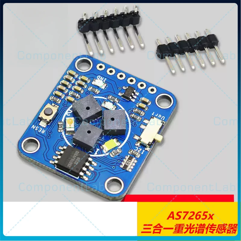 AS7265x 3-in-1 Multi-Spectral Sensor Module AS72651 AS72652 AS72653 For STM32