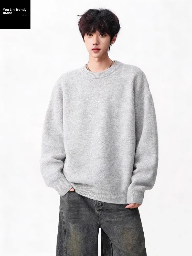 American Sle Light ey Fce Lined Men's Knitwear Winter Inner Wear Base irt Lazy Sle Knitted Outerwear
American Sle Light ey Fce Lined Men's Knitwear Winter Inner Wear Base irt Lazy Sle Knitted Outerwear