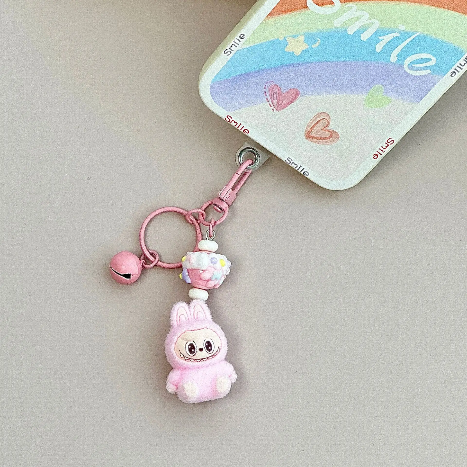 New Labubu creative keychain kawaii hand-painted beaded charm teenage heart labubu backpack accessories pendant gift
New Labubu creative keychain kawaii hand-painted beaded charm teenage heart labubu backpack accessories pendant gift