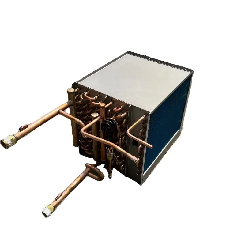 Industrial central air conditioning with finned condenser heat exchanger
Industrial central air conditioning with finned condenser heat exchanger