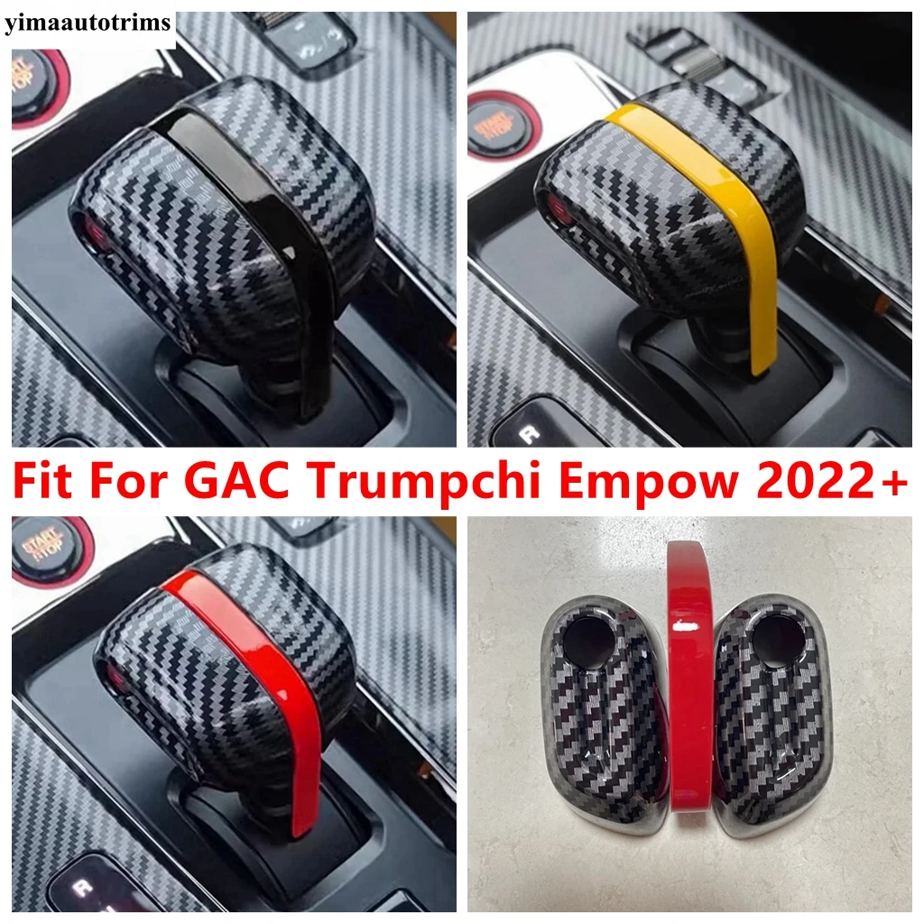 Central Gear Shift Head Knob Handle Decoration Cover Tim For GAC Trumpchi Empow 2022 - 2024 Black / Red Carbon Fiber Accessories
Central Gear Shift Head Knob Handle Decoration Cover Tim For GAC Trumpchi Empow 2022 - 2024 Black / Red Carbon Fiber Accessories
