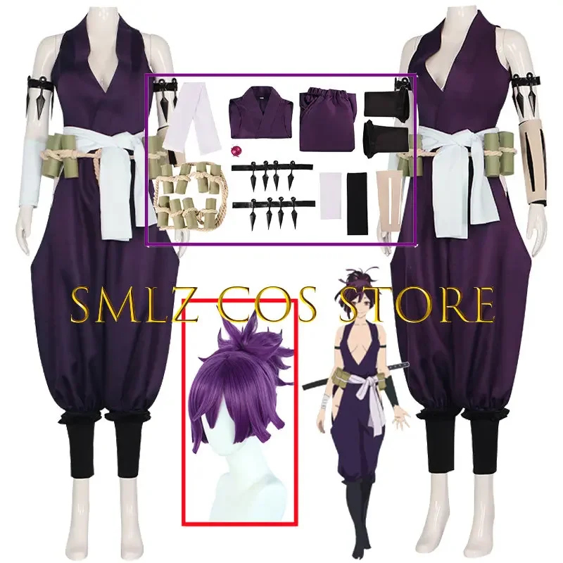 CosplayAnime Jigoku Raku Hell's Paradise Cosplay Yuzuriha Cosplay Costume Wig Carnival Party Festival Purple Uniform Rose Net Sy 
CosplayAnime Jigoku Raku Hell's Paradise Cosplay Yuzuriha Cosplay Costume Wig Carnival Party Festival Purple Uniform Rose Net Sy