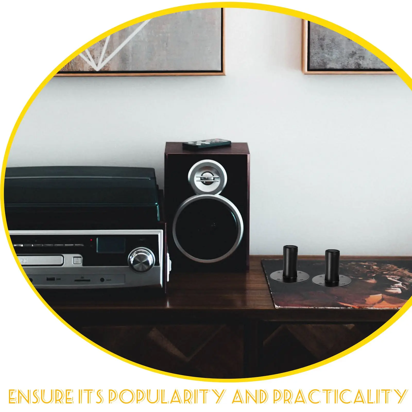 2pcs Speaker Stand 107x80mm Aluminum BaseBracket for Stage Party Durable Heavy Duty Speaker Holder Mount Adapter
2pcs Speaker Stand 107x80mm Aluminum BaseBracket for Stage Party Durable Heavy Duty Speaker Holder Mount Adapter