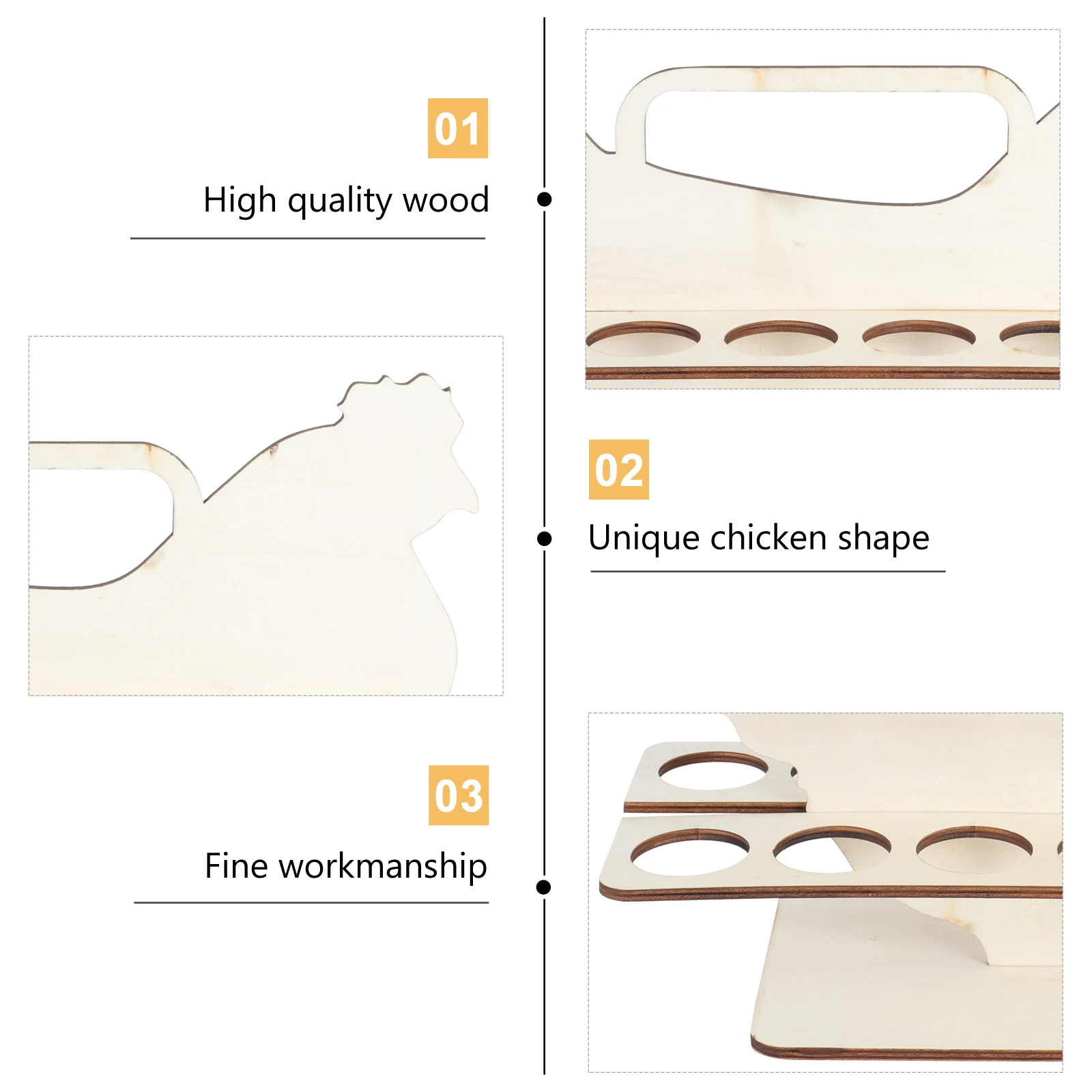 1pc Wooden Rack Storage Container Chicken Shape Holder Shelf Organizer For Kitchen Dining Room Home Use Egg Storage Rack Wooden
1pc Wooden Rack Storage Container Chicken Shape Holder Shelf Organizer For Kitchen Dining Room Home Use Egg Storage Rack Wooden
