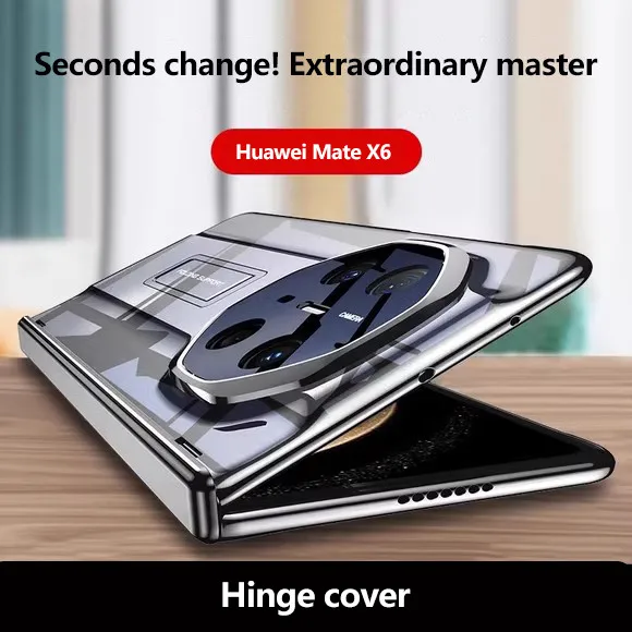 Magnetic Folding Phantom Hinge Case For Huawei Mate X6 MateX6 5G Shockproof Full Protective Cover With Tempered Glass
Magnetic Folding Phantom Hinge Case For Huawei Mate X6 MateX6 5G Shockproof Full Protective Cover With Tempered Glass