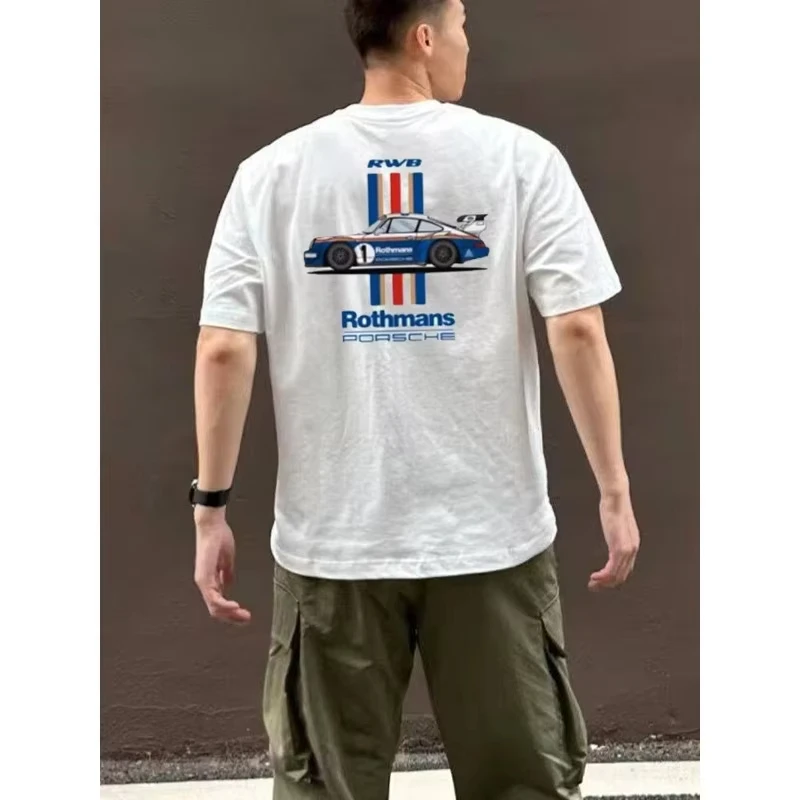 2025 Summer New RWB Cotton Rosensman Motorcycle Riding Pattern Men's Loose Casual Short-sleeved Round-neck Cotton T-shirt
2025 Summer New RWB Cotton Rosensman Motorcycle Riding Pattern Men's Loose Casual Short-sleeved Round-neck Cotton T-shirt