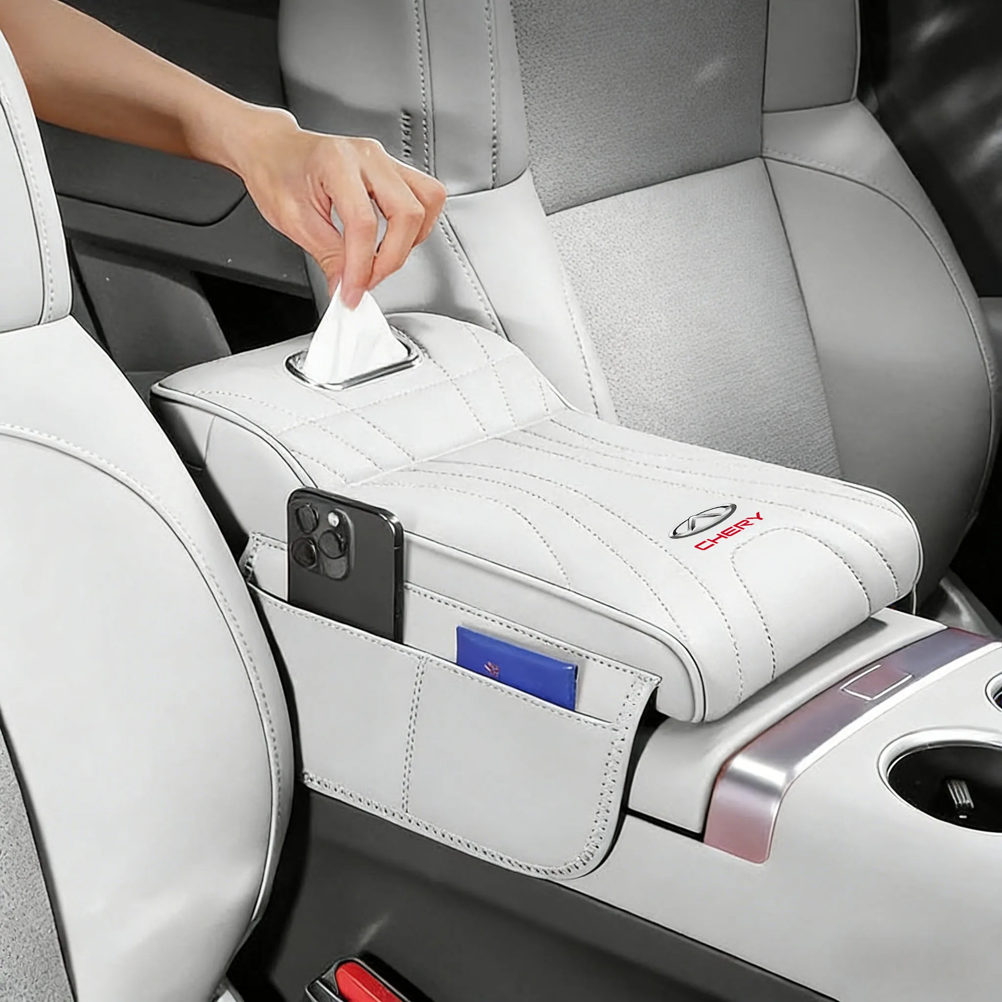 Memory Foam Car Armrest Booster Pad with Storage Pocket for Chery Tiggo 2 3 4 5 6 7 8 9 3X 5X Pro T11 Arrizo 6 3 Accessories
Memory Foam Car Armrest Booster Pad with Storage Pocket for Chery Tiggo 2 3 4 5 6 7 8 9 3X 5X Pro T11 Arrizo 6 3 Accessories