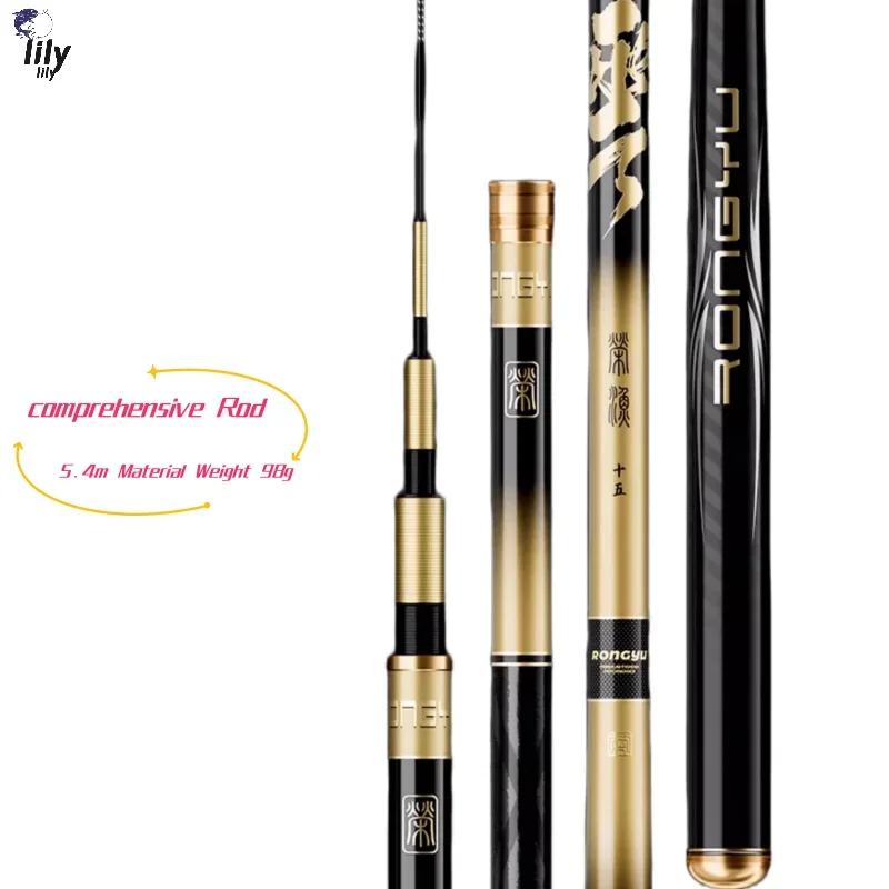 Ультралегкая Тайваньская рыболовная удочка LiLy 19 Tune, 3,6 м, 9 м, сверхтвердая ручная удочка для ловли карпа, телескопическая рыболовная удочка из высокоуглеродистого материала
Ультралегкая Тайваньская рыболовная удочка LiLy 19 Tune, 3,6 м, 9 м, сверхтвердая ручная удочка для ловли карпа, телескопическая рыболовная удочка из высокоуглеродистого материала