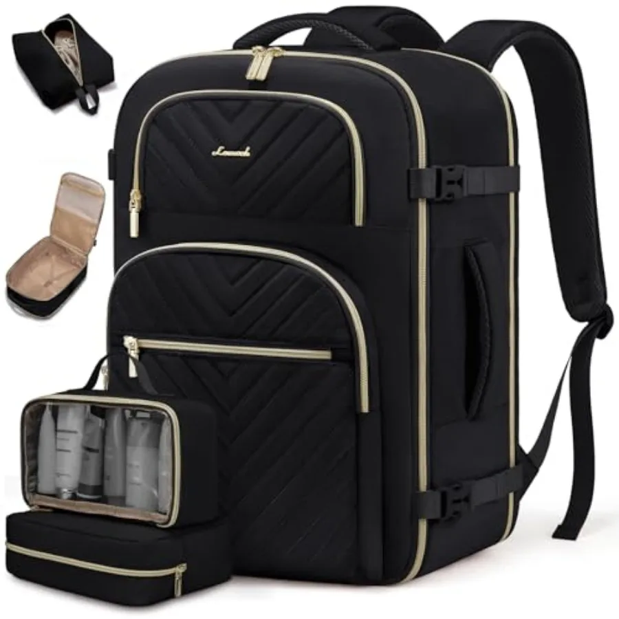 Travel Backpack Carry on Flight Approved 40L, Waterproof TSA Travel Essentials Personal Item Backpack for Women Men, Large Carr
Travel Backpack Carry on Flight Approved 40L, Waterproof TSA Travel Essentials Personal Item Backpack for Women Men, Large Carr