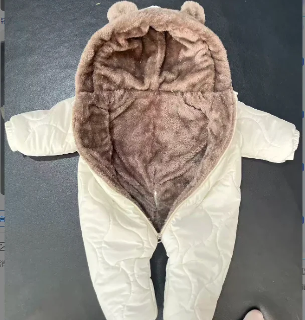 1-Piece Warm Fleece Pramsuit for Baby, Newborn Winter Snowsuit Outerwear, Infant Jumpsuit Romper Cozy Outfit
1-Piece Warm Fleece Pramsuit for Baby, Newborn Winter Snowsuit Outerwear, Infant Jumpsuit Romper Cozy Outfit