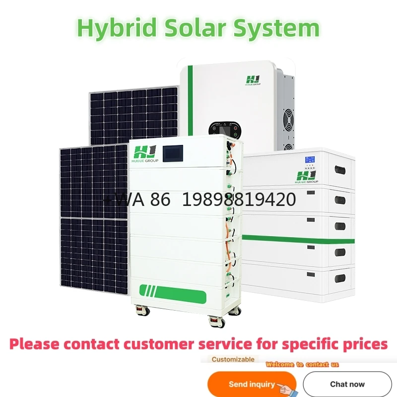 Hybrid 5 kW Solar System for Home Use with Inverter and Lithium Battery Set 
Hybrid 5 kW Solar System for Home Use with Inverter and Lithium Battery Set
