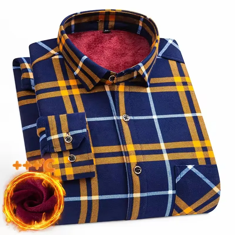 Oversized 8XL 7XL 6XL Men's Thickened Warm Shirt Autumn Winter Causal Plaid Print Soft Double-sided Fleece Fashion Business Slim
Oversized 8XL 7XL 6XL Men's Thickened Warm Shirt Autumn Winter Causal Plaid Print Soft Double-sided Fleece Fashion Business Slim