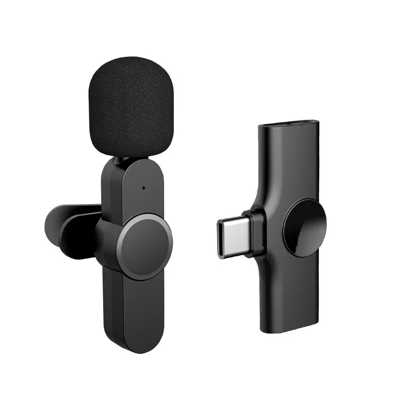 Wireless Microphone 2.4GHz Mini Lavalier Mic Noise Reduction Interview Mic for IOS for Type-C Smartphone Recording
Wireless Microphone 2.4GHz Mini Lavalier Mic Noise Reduction Interview Mic for IOS for Type-C Smartphone Recording