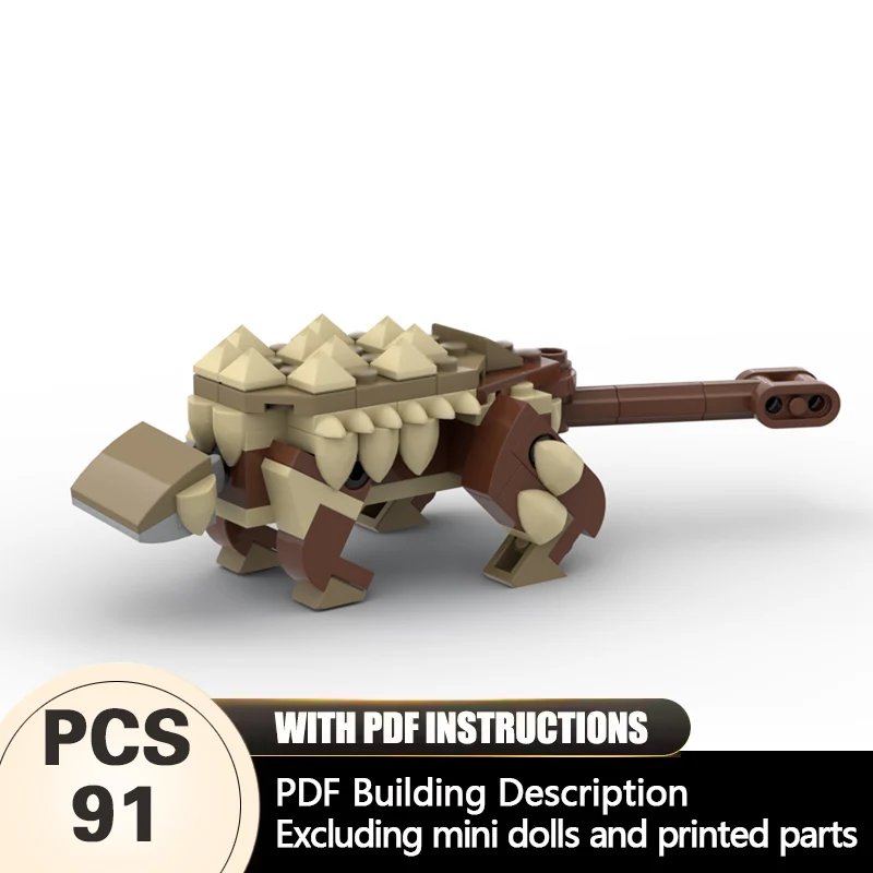 Creators Animal Series Model MOC Building Bricks Ankylosaurus Modular Technology Gifts Holiday Assemble Children Toys Suit
Creators Animal Series Model MOC Building Bricks Ankylosaurus Modular Technology Gifts Holiday Assemble Children Toys Suit