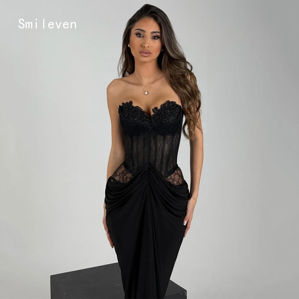 Smileven Sexy Mermaid Prom Dress Sweetheart Waist Cinching Party Gowns Appliques Lace Formal Occassion Dress Customized 2026
Smileven Sexy Mermaid Prom Dress Sweetheart Waist Cinching Party Gowns Appliques Lace Formal Occassion Dress Customized 2026