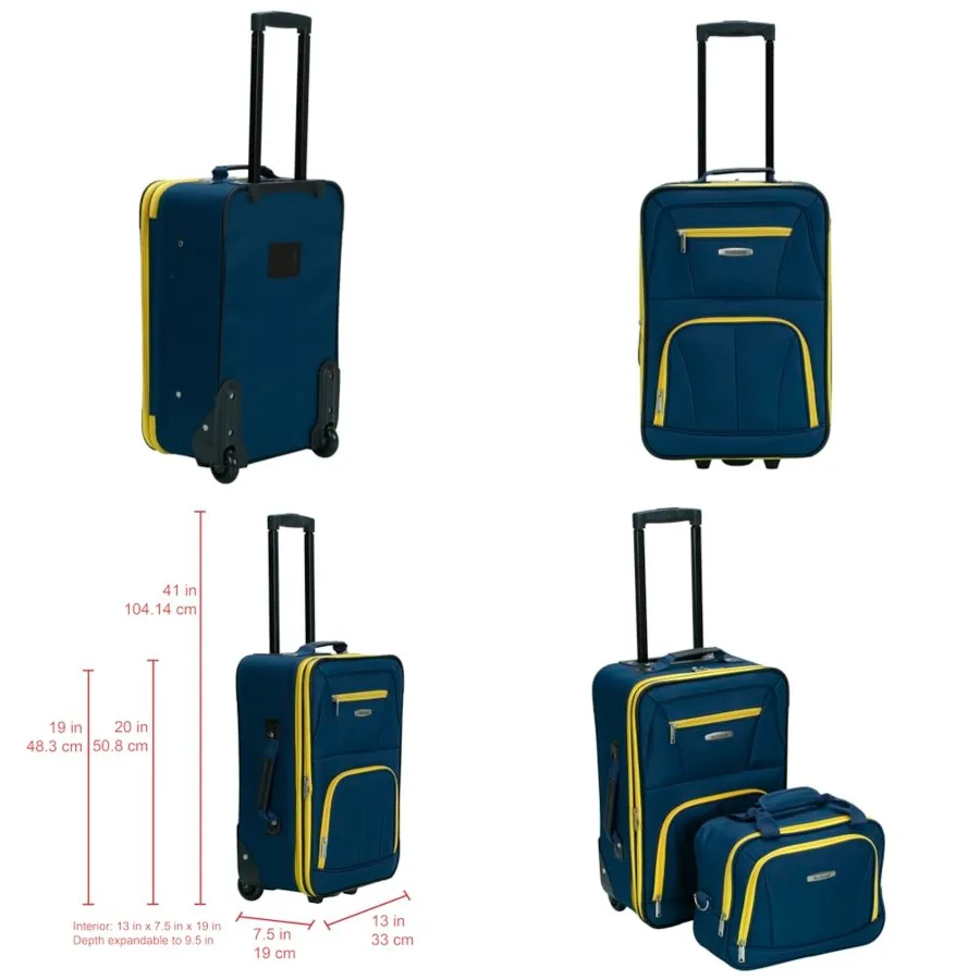 Fashion Softside Upright Luggage Set,,2-Piece 14/19
Fashion Softside Upright Luggage Set,,2-Piece 14/19