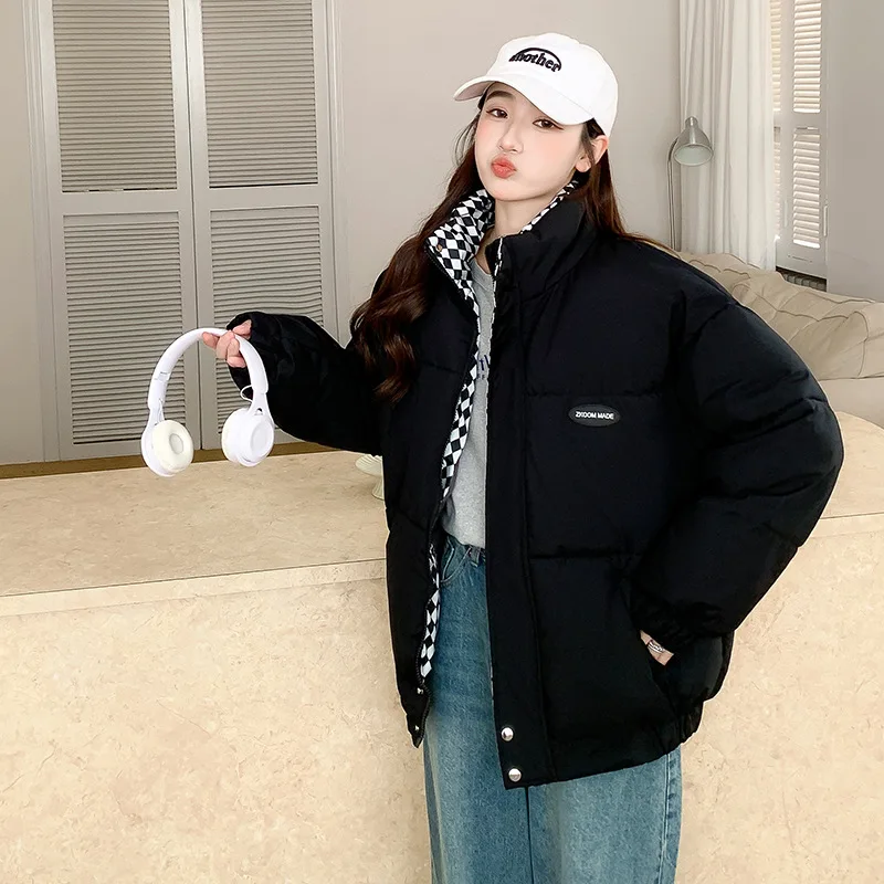 Oversized Winter Women Parka Jacket Color Blocked Stand Collar Pockets Female Quilted Jacket Instagram-Style Chic Coat For Lady
Oversized Winter Women Parka Jacket Color Blocked Stand Collar Pockets Female Quilted Jacket Instagram-Style Chic Coat For Lady