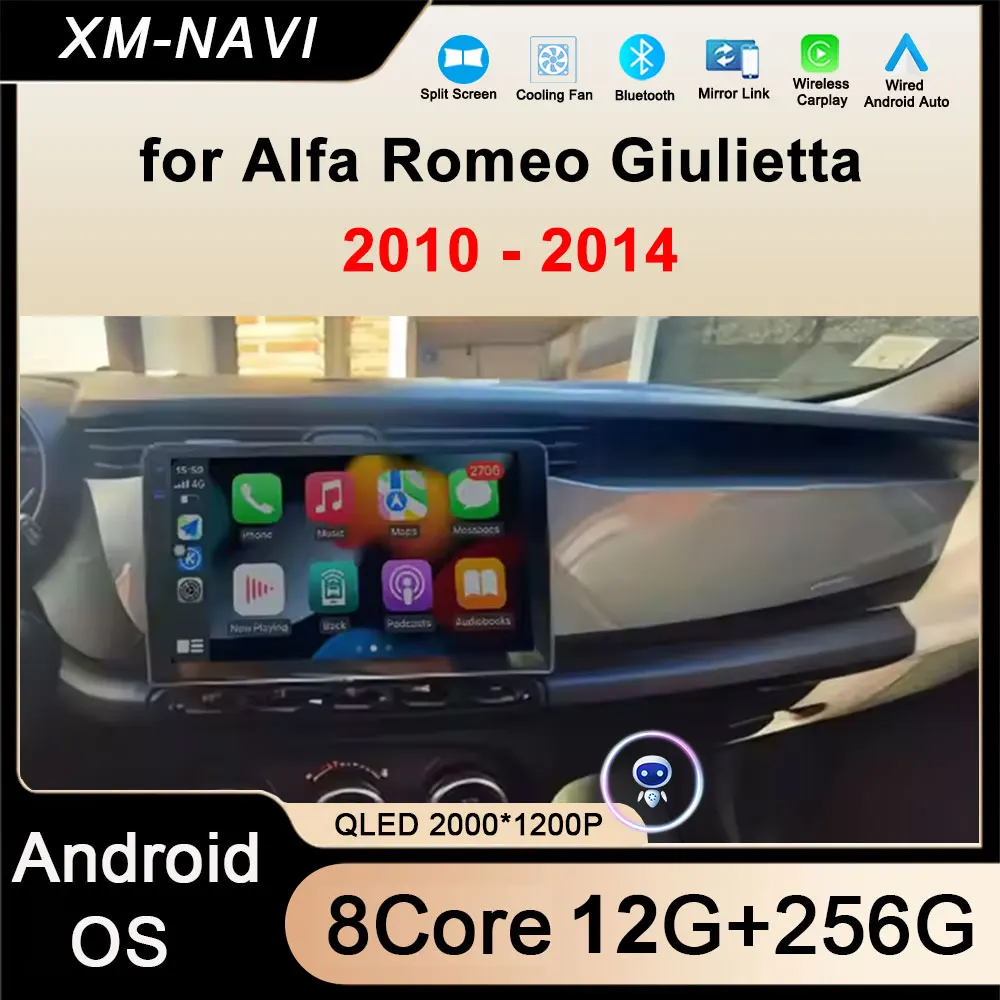 Car Radio Android14 For Alfa Romeo Giulietta 2010 - 2014 4G Multimedia Player GPS Navigation Wireless Carplay wifi BT DSP Stereo
Car Radio Android14 For Alfa Romeo Giulietta 2010 - 2014 4G Multimedia Player GPS Navigation Wireless Carplay wifi BT DSP Stereo
