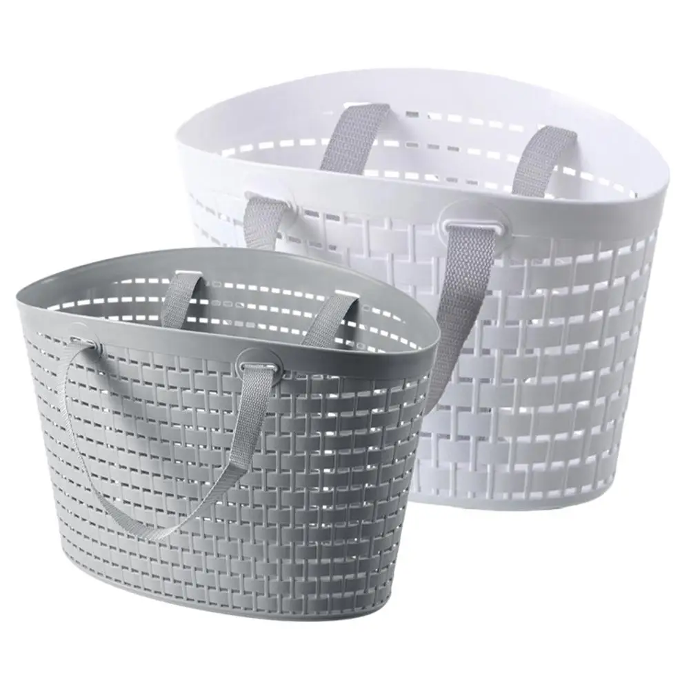 2Pcs Plastic Handheld Baskets Hollow Out Collapsible Laundry Storage Bathroom Organizer White Gray Medium Small Clothes Toy Ball
2Pcs Plastic Handheld Baskets Hollow Out Collapsible Laundry Storage Bathroom Organizer White Gray Medium Small Clothes Toy Ball