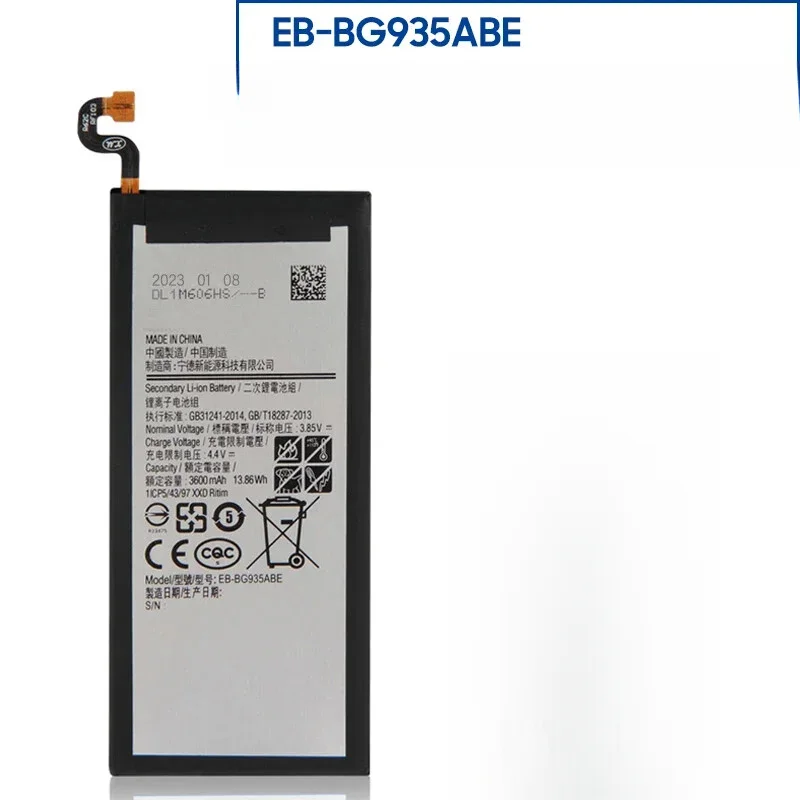 Phone Battery EB-BG935ABE For Samsung GALAXY S7 Edge G9350 G935FD G935W8 3600mAh
Phone Battery EB-BG935ABE For Samsung GALAXY S7 Edge G9350 G935FD G935W8 3600mAh