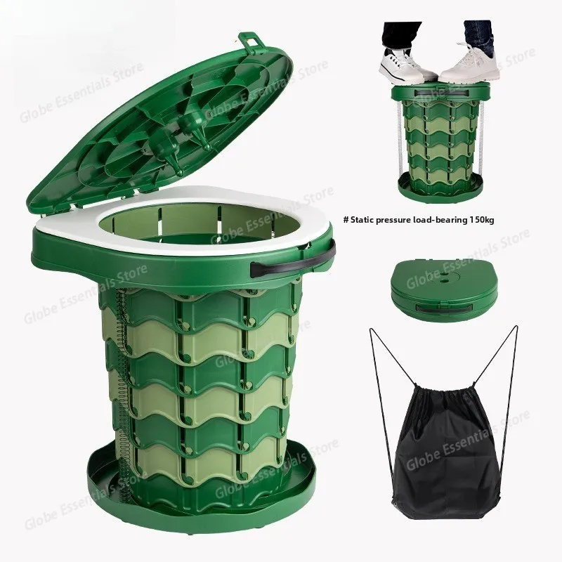 Portable Foldable Camping Toilet Outdoor Travel Hiking Commode Mobile Car Stool for Road Trip Emergency Toilet
Portable Foldable Camping Toilet Outdoor Travel Hiking Commode Mobile Car Stool for Road Trip Emergency Toilet
