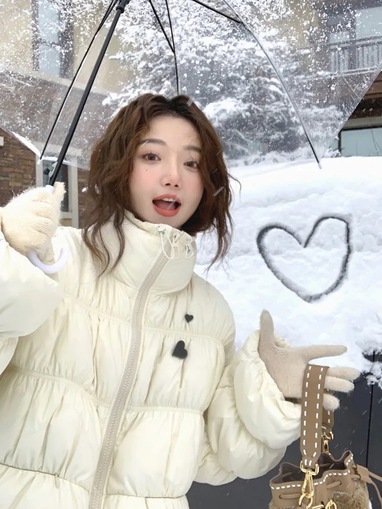 Women's Stand Collar down Jaet ort Thiened Du Feather 2024 Winter New Sle Commute Sle White Du down 90% Fill Power
Women's Stand Collar down Jaet ort Thiened Du Feather 2024 Winter New Sle Commute Sle White Du down 90% Fill Power