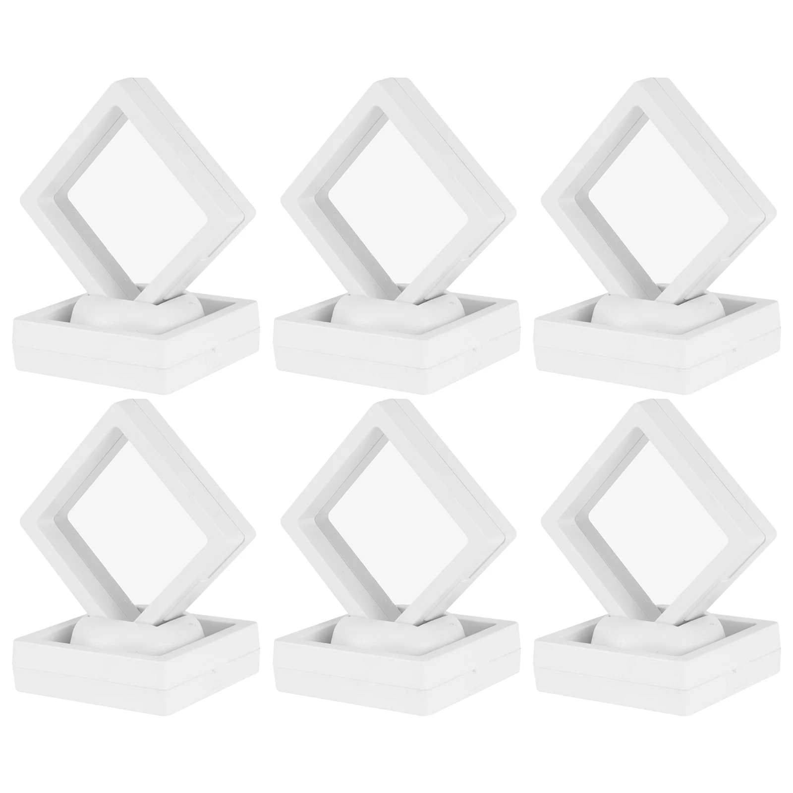 6 Pcs Jewelry Display Box Transparent PE Film High Quality ABC Plastic Ring Case Bracelet Storage Packaging Gift Box White
6 Pcs Jewelry Display Box Transparent PE Film High Quality ABC Plastic Ring Case Bracelet Storage Packaging Gift Box White