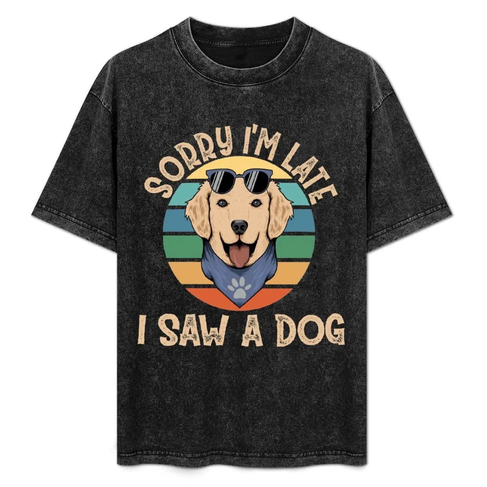 Sorry I'm Late I Saw A Dog Retro Vintage T-Shirt Plus Size Solid Color T-Shirt
Sorry I'm Late I Saw A Dog Retro Vintage T-Shirt Plus Size Solid Color T-Shirt
