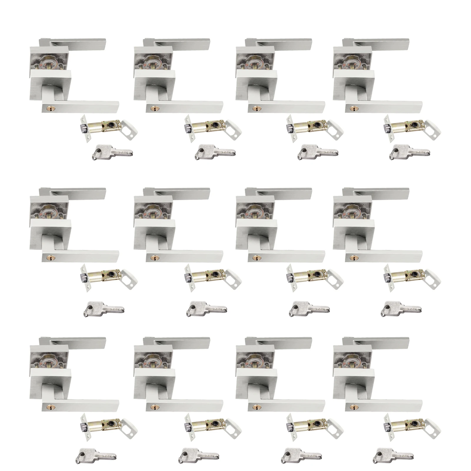 Passage Door Handle Heavy Duty Handlesets Metal Door Lever Lock Square Panel for Commercial Bathroom Bedroom Left or Right Handing eco friendly
Passage Door Handle Heavy Duty Handlesets Metal Door Lever Lock Square Panel for Commercial Bathroom Bedroom Left or Right Handing eco friendly