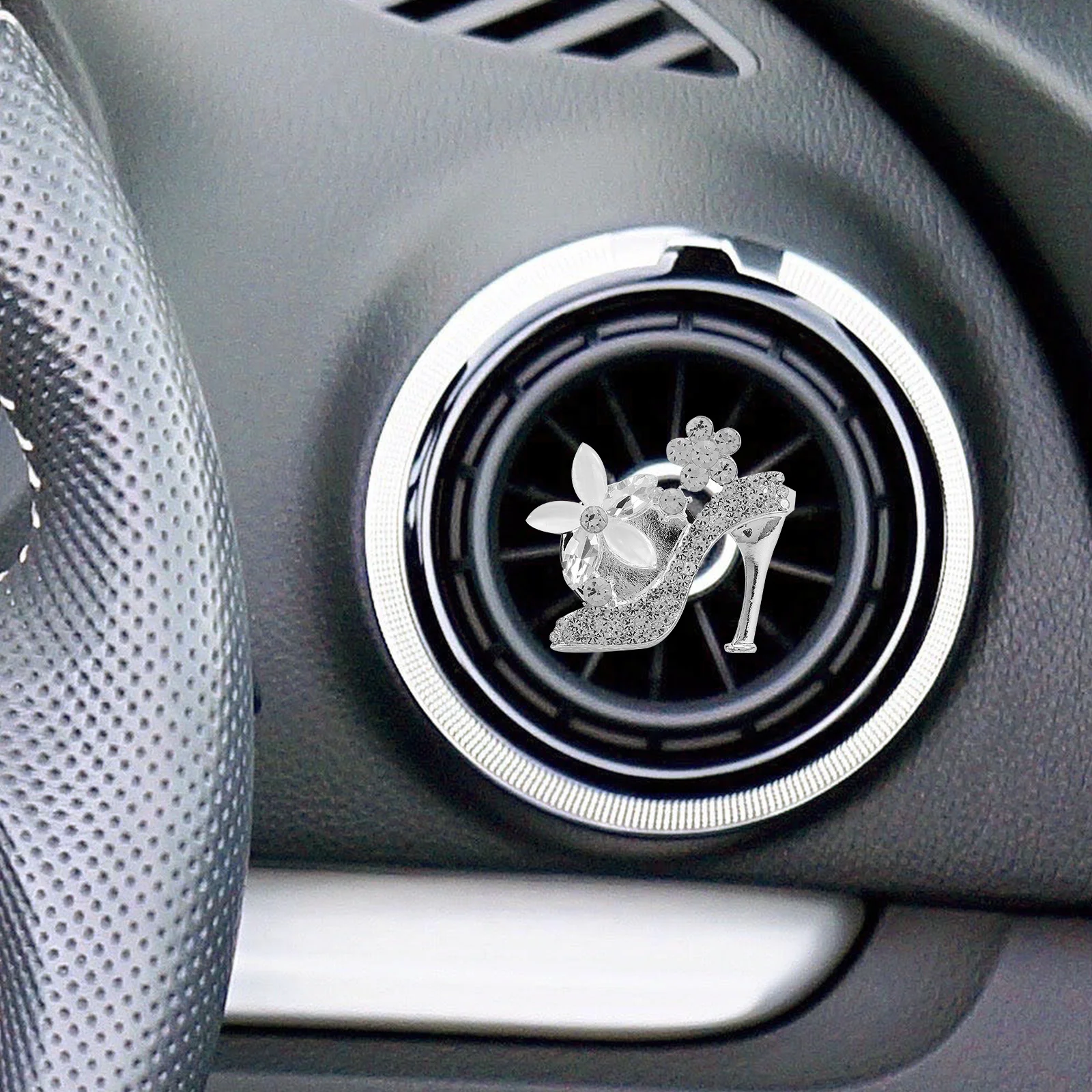 2Pcs High Heel Car Air Freshener Clip Bling Rhinestone Vent Decor for Women Elegant Car Interior Accessories Vent Clips
2Pcs High Heel Car Air Freshener Clip Bling Rhinestone Vent Decor for Women Elegant Car Interior Accessories Vent Clips
