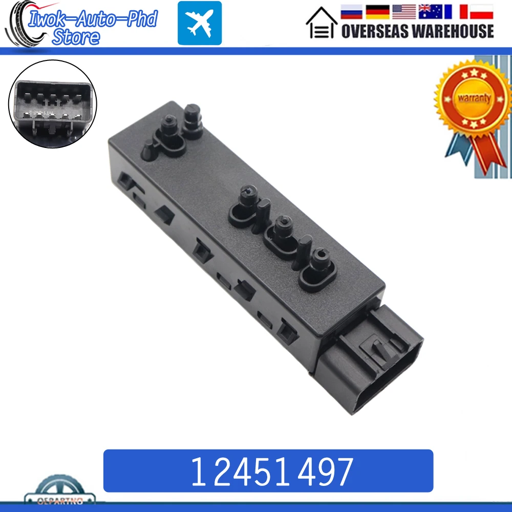12451497 Front Left Driver Power Seat Switch For Chevrolet Equinox Cruze Cadillac SRX Buick Cascada LaCrosse GMC Terrain
12451497 Front Left Driver Power Seat Switch For Chevrolet Equinox Cruze Cadillac SRX Buick Cascada LaCrosse GMC Terrain