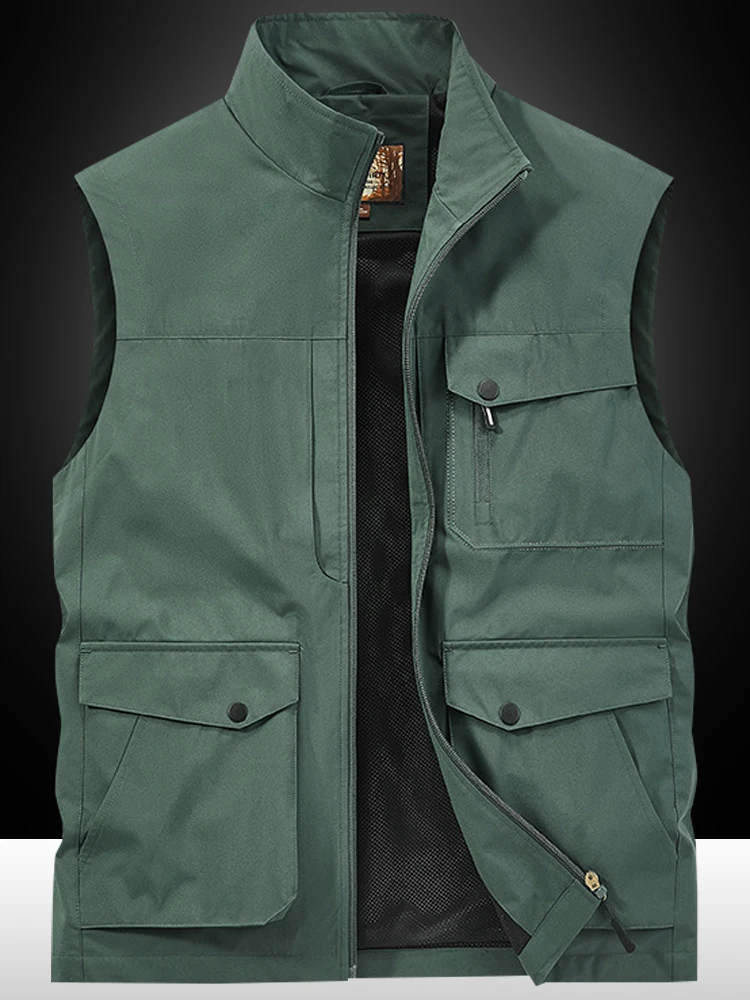 Quick Dry Men's Vest Spring Outdoor Travel Fishing Casual Loose Large Size Mid-Age Multi-Pocket Workwear Shoulder Thin
Quick Dry Men's Vest Spring Outdoor Travel Fishing Casual Loose Large Size Mid-Age Multi-Pocket Workwear Shoulder Thin