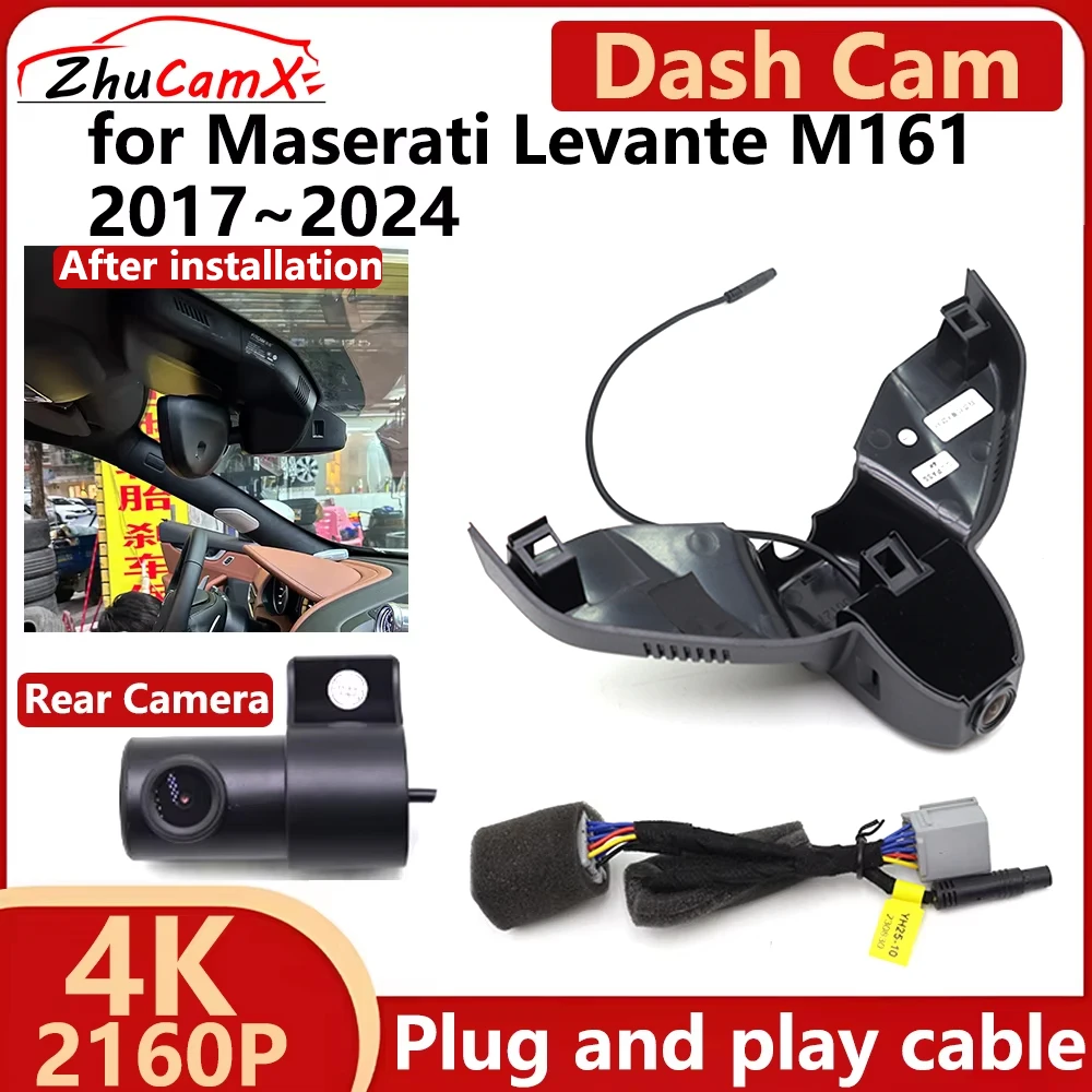 ZhuCamX for Maserati Levante M161 2017-2024 4K UHD 2160P Car DVR Dash Cam Camera Night Vision Recorder Plug and play
ZhuCamX for Maserati Levante M161 2017-2024 4K UHD 2160P Car DVR Dash Cam Camera Night Vision Recorder Plug and play
