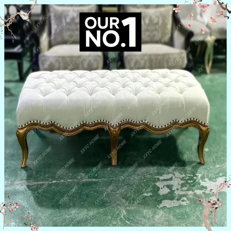 X-S Light Luxury, Bedside Stool, Living Room Sofa, Strip Stool, Cloakroom Stool, American Bedroom, Bedside Stool HG
X-S Light Luxury, Bedside Stool, Living Room Sofa, Strip Stool, Cloakroom Stool, American Bedroom, Bedside Stool HG