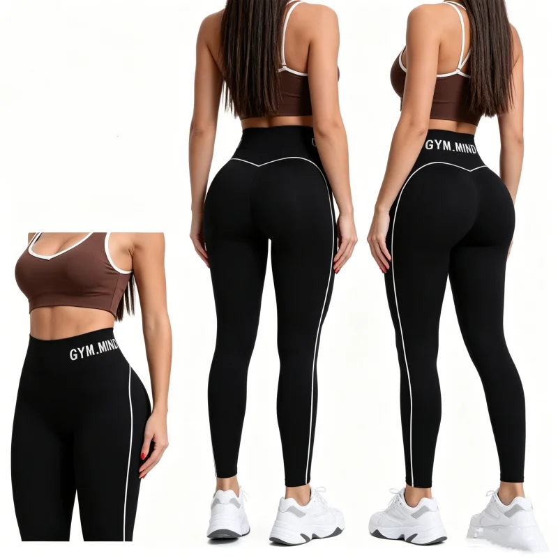 Women Seamless Workout Leggings High Waist Tummy Control Butt Lifting Gym Pants with Contrast Side Stripes
Women Seamless Workout Leggings High Waist Tummy Control Butt Lifting Gym Pants with Contrast Side Stripes