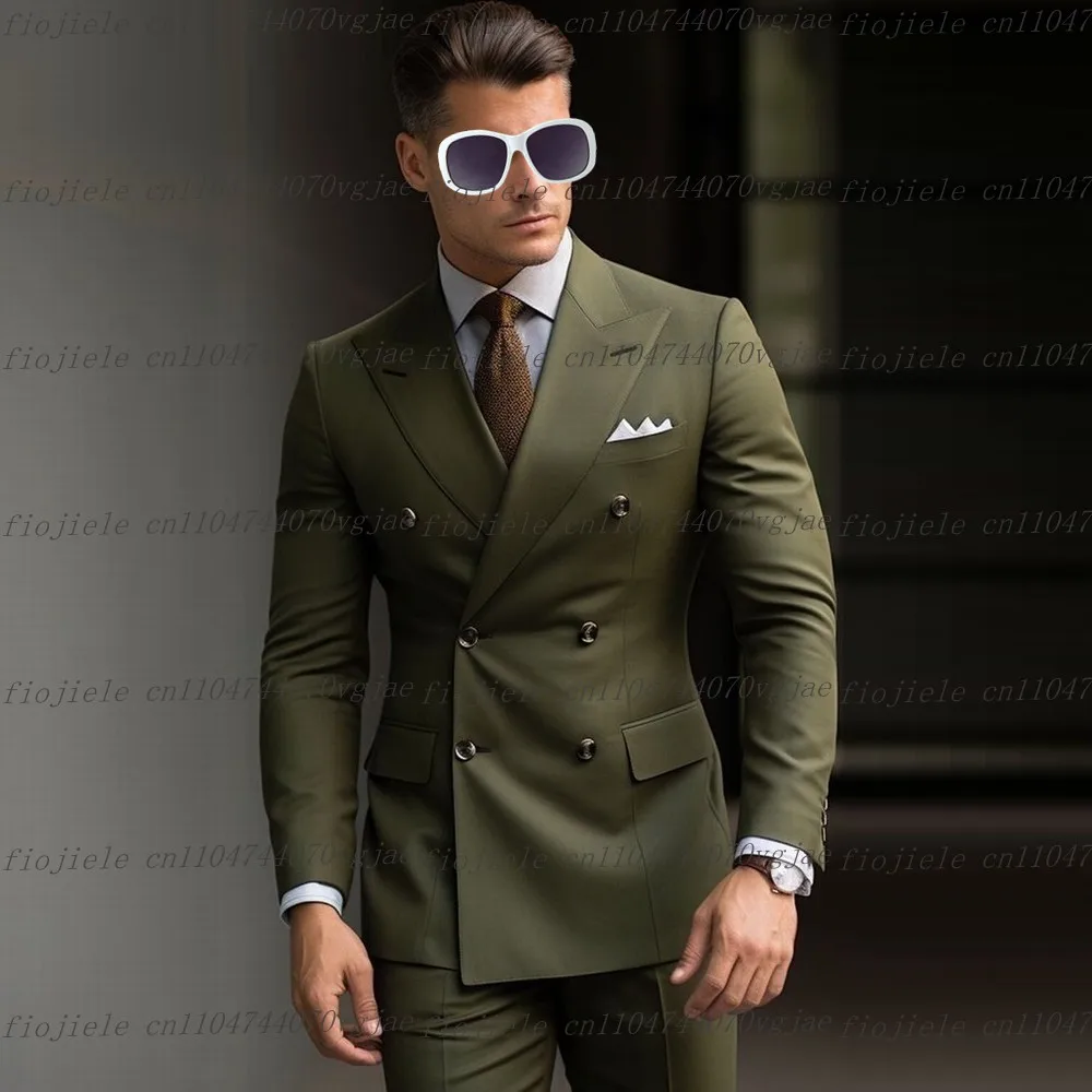 Customized Army Green Men Suit Formal Occasion Wedding Party Groom Groomsman Business Prom Male Tuxedos 2 Piece Set Jacket Pants
Customized Army Green Men Suit Formal Occasion Wedding Party Groom Groomsman Business Prom Male Tuxedos 2 Piece Set Jacket Pants
