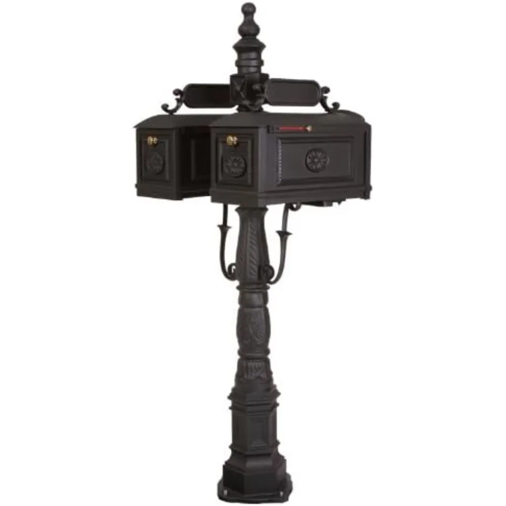 Decorative Residential Curbside Cast Aluminum Double Mailbox Black Authentic * Original * Exclusive
Decorative Residential Curbside Cast Aluminum Double Mailbox Black Authentic * Original * Exclusive