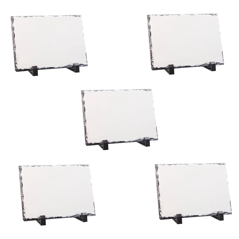 5 Pack Sublimation Blank Photo Frames Heat Thermal Sheet Stone Photo With Display Holder For Desktop
5 Pack Sublimation Blank Photo Frames Heat Thermal Sheet Stone Photo With Display Holder For Desktop