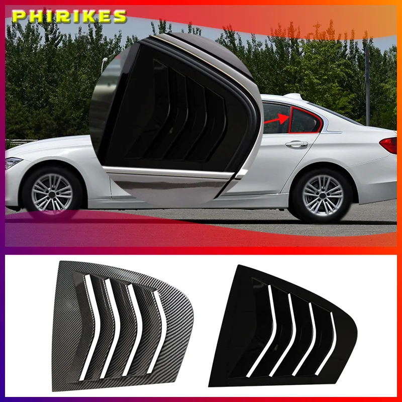 Car Rear Window Shutter Cover Trim Window Louver Side Vent ABS Trim Acce Black For BMW 3 Series F30 318i 320i 325i 2013-2019
Car Rear Window Shutter Cover Trim Window Louver Side Vent ABS Trim Acce Black For BMW 3 Series F30 318i 320i 325i 2013-2019