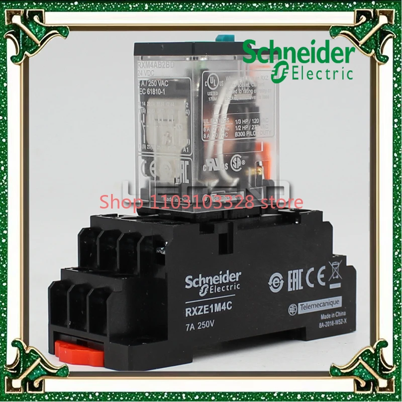 Export Configure LED Lights Intermediate Relay Small Relay 4CO DC24V 14-foot RXM4CB2BD Perfectly compatible with RXZE1M4C
Export Configure LED Lights Intermediate Relay Small Relay 4CO DC24V 14-foot RXM4CB2BD Perfectly compatible with RXZE1M4C