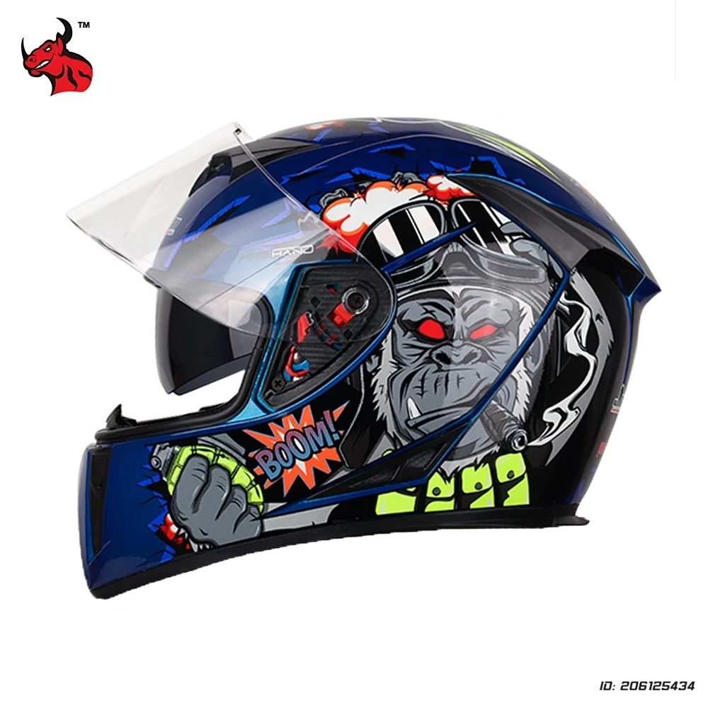 Full Face Helmet Motorcycle Riding Helmet Safety Double Lens Racing Helmet Motocross DOT Approved Motorcycle Street Bike Helmet
Full Face Helmet Motorcycle Riding Helmet Safety Double Lens Racing Helmet Motocross DOT Approved Motorcycle Street Bike Helmet