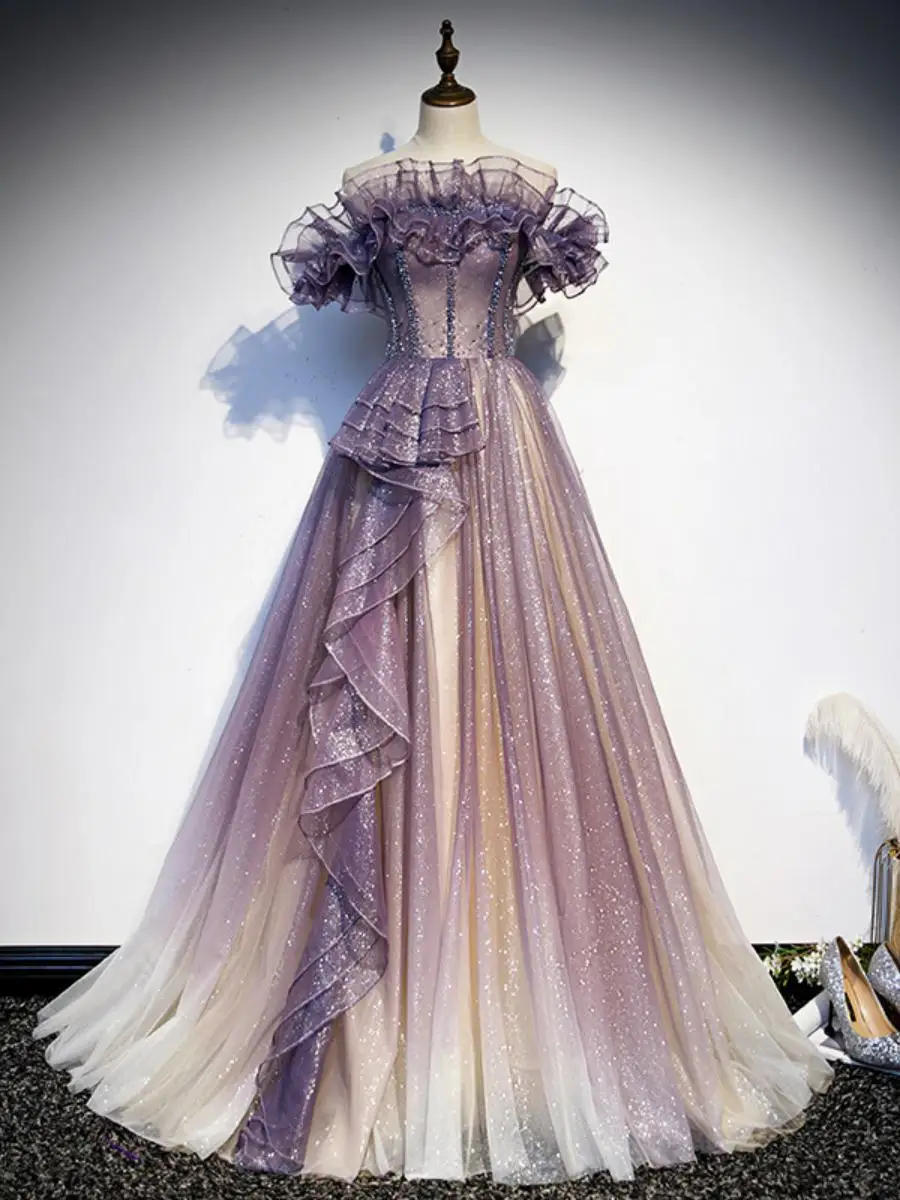 Ele Purple Evening Gown Women's One-oulder Long Dr for Chorus Performance Autumn Winter New Arrival High Waist Maxi ...
Ele Purple Evening Gown Women's One-oulder Long Dr for Chorus Performance Autumn Winter New Arrival High Waist Maxi ...