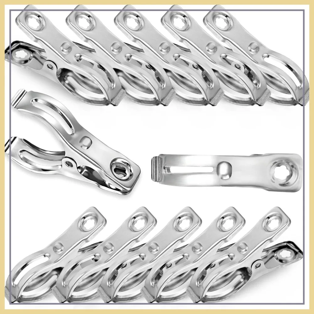 40 Pcs 2.3" Row Cover Clips, Stainless Steel Garden Clips for Netting, Strong Grip for 1/2", 3/4", 1" Hoops
40 Pcs 2.3" Row Cover Clips, Stainless Steel Garden Clips for Netting, Strong Grip for 1/2", 3/4", 1" Hoops